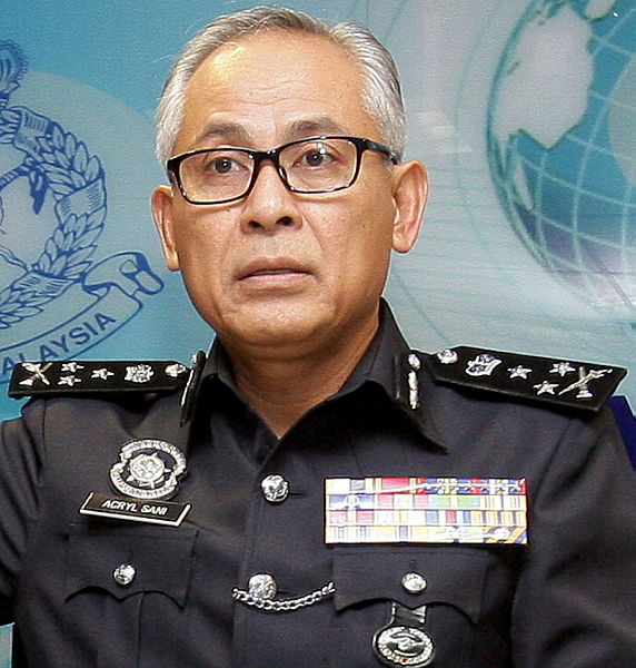 Bukit Aman Internal Security and Public Order director Datuk Seri Acryl Sani Abdullah Sani. — Bernama
