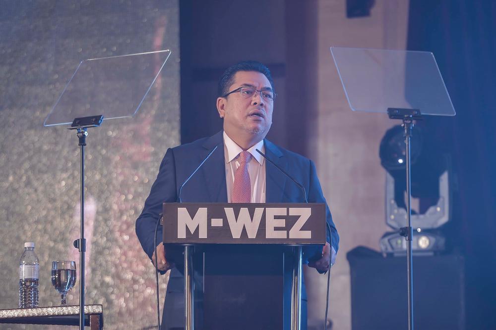 Melaka Chief Minister Datuk Seri Sulaiman Md Ali attend during Launch of Melaka Waterfront Economic Zone (M-WEZ) at Royale Chulan Hotel, Kuala Lumpur. Adib Rawi Yahya/THESUNPIX