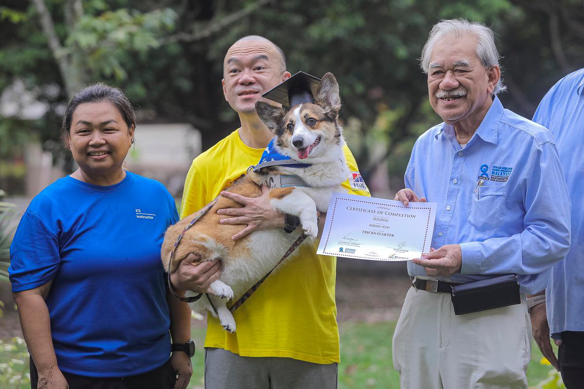 The graduation ceremony aims to raise public awareness on animal welfare and encourage greater community responsibility towards animals. – ADIB RAWI YAHYA/THESUN