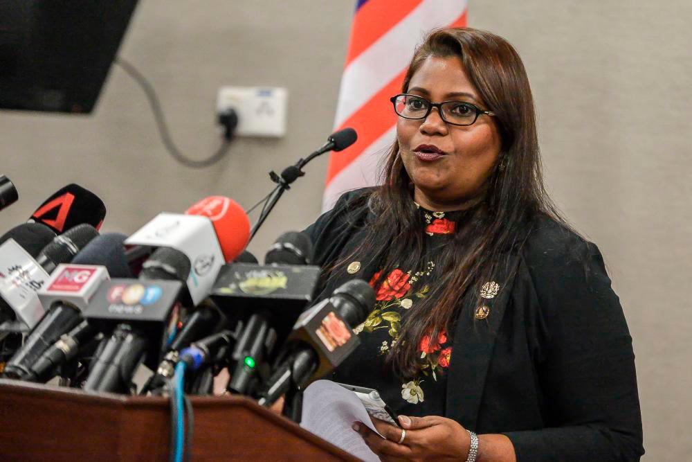 Batu Kawan MP Kasthuri Patto. Credit: adib rawi yahya/theSun