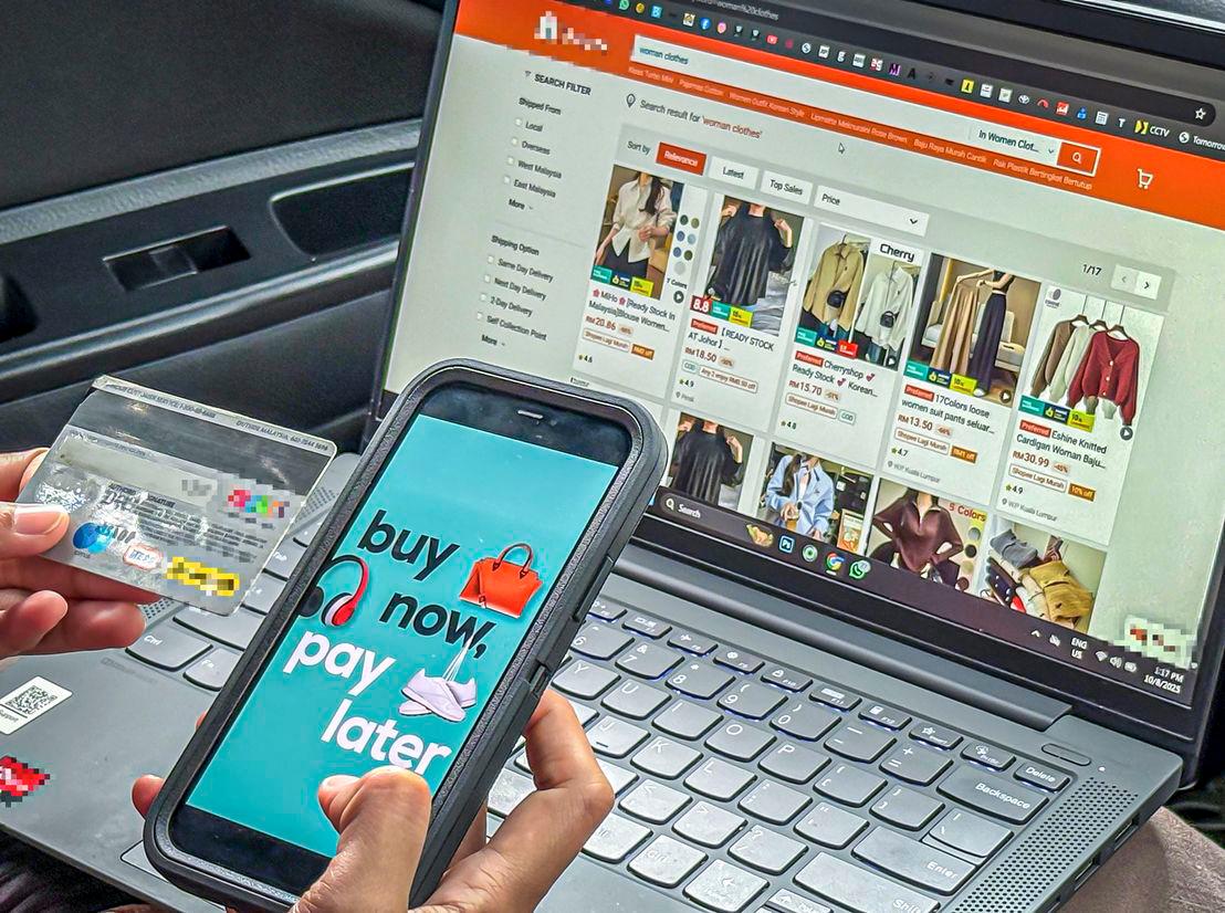 Nanthakumar said BNPL could fuel impulse buying, especially when driven by online shopping trends and social media promotions. – theSunpix