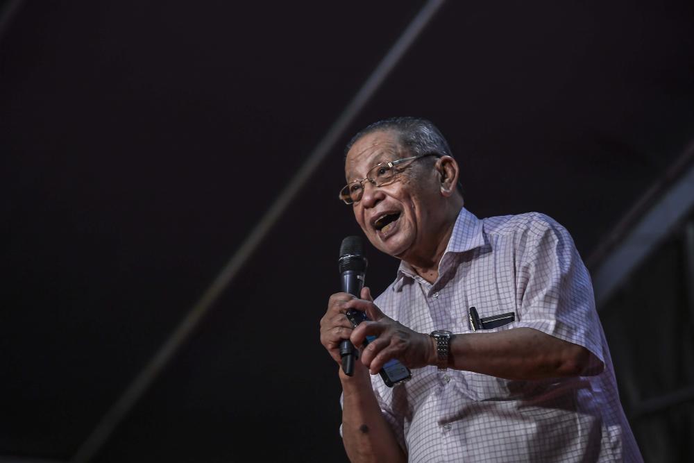 DAP adviser Lim Kit Siang