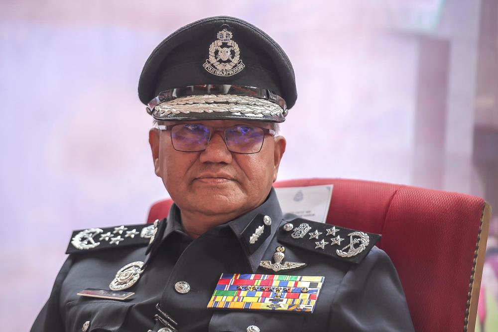 Inspector-General of Police Tan Sri Mohamad Fuzi Harun. — Sunpix by Adib Rawi