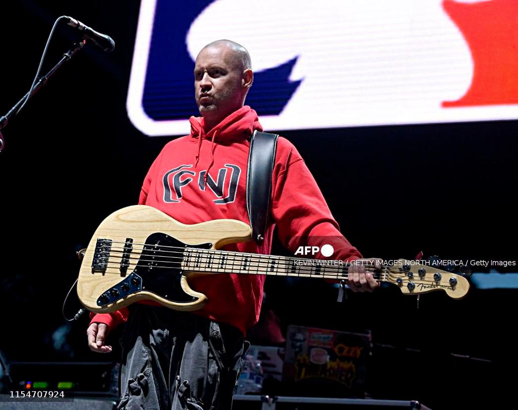 Sam Rivers of Limp Bizkit performs onstage at KROQ Weenie Roast &amp; Luau at Doheny State Beach on June 08, 2019 in Dana Point, California. Kevin Winter/Getty Images for KROQ/AFP (Photo by KEVIN WINTER / GETTY IMAGES NORTH AMERICA / Getty Images via AFP)