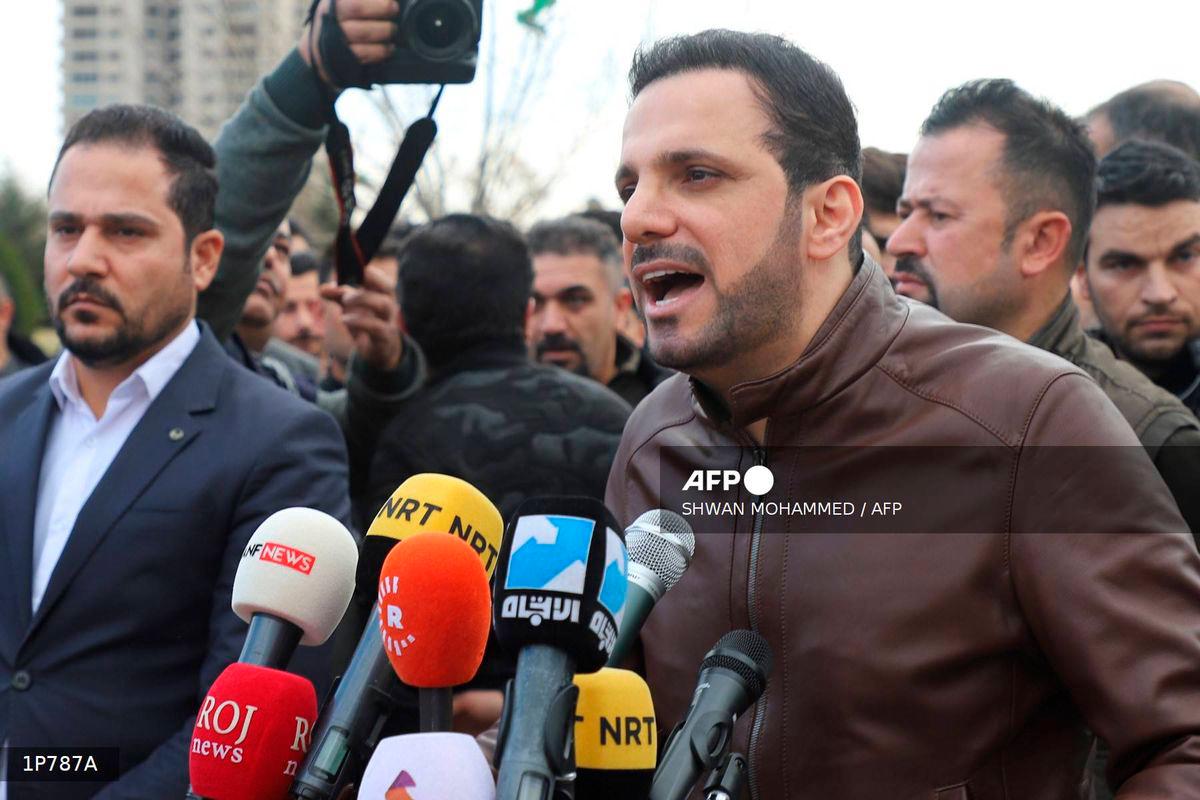 Head of the Iraqi Kurdish “New Generation Movement” Shaswar Abdulwahid Qadir - (Photo by Shwan MOHAMMED / AFP)