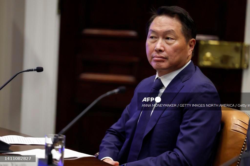 Chairman and Principal Owner of the SK Group Chey Tae-won - Anna Moneymaker/Getty Images/AFPPIX