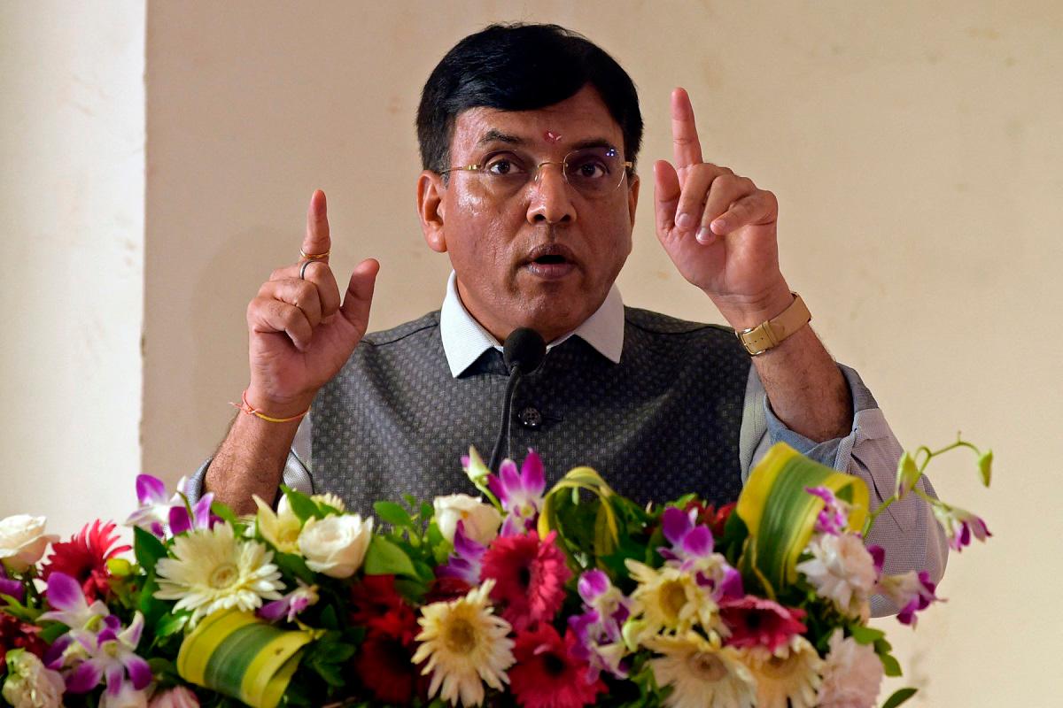 India’s Union Minister for Labour and Employment Dr Mansukh Mandaviya. - Sam PANTHAKY / AFP