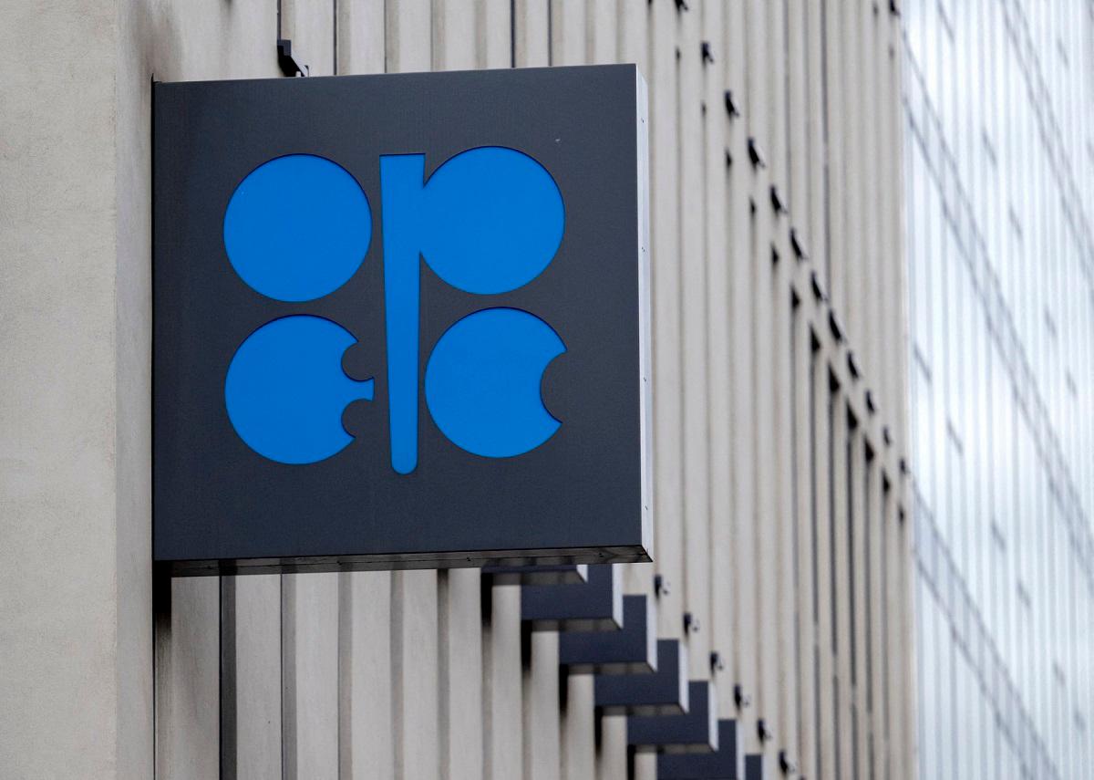 The logo of the OPEC - JOE KLAMAR / AFP