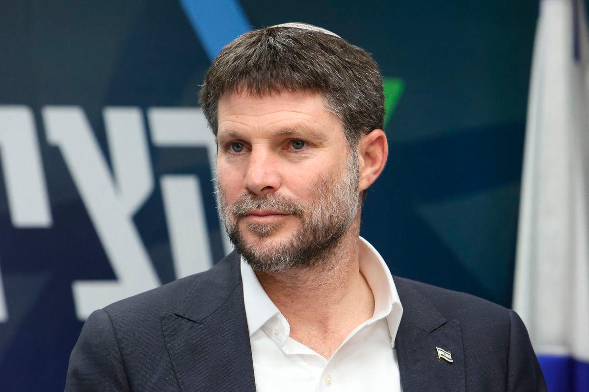 Israel’s Finance Minister and leader of the Religious Zionist Party Bezalel Smotrich attends a meeting at the parliament, Knesset, in Jerusalem on March 20, 2023. (Photo by GIL COHEN-MAGEN