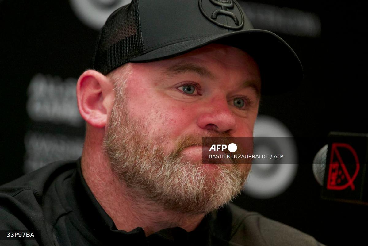 Wayne Rooney, Major League Soccer (MLS) All Stars Coach and current DC United Coach, speaks during a Major League Soccer (MLS) All Stars news conference in Washington, DC, on July 18, 2023. The MLS All Stars will play a friendly match against English Premier League’s Arsenal FC on July 19, 2023. - AFPPIX