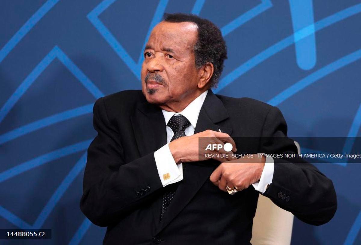 Cameroon’s veteran President Paul Biya (Photo by Kevin Dietsch / GETTY IMAGES NORTH AMERICA / Getty Images via AFP)
