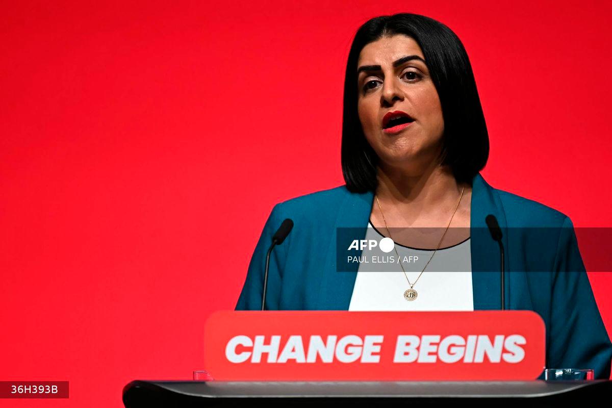 Britain’s Justice Secretary Shabana Mahmoo.d (Photo by Paul ELLIS / AFP)