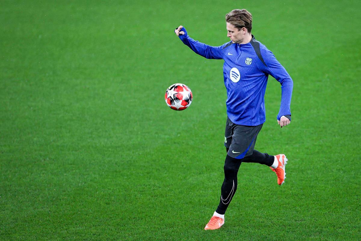 Barcelona’s Dutch midfielder #21 Frenkie De Jong. - FILIPE AMORIM / AFP