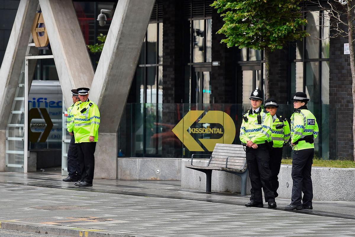Doyle has been remanded in custody and will appear before Liverpool Magistrates’ Court on May 30. (Photo by PETER POWELL / AFP)