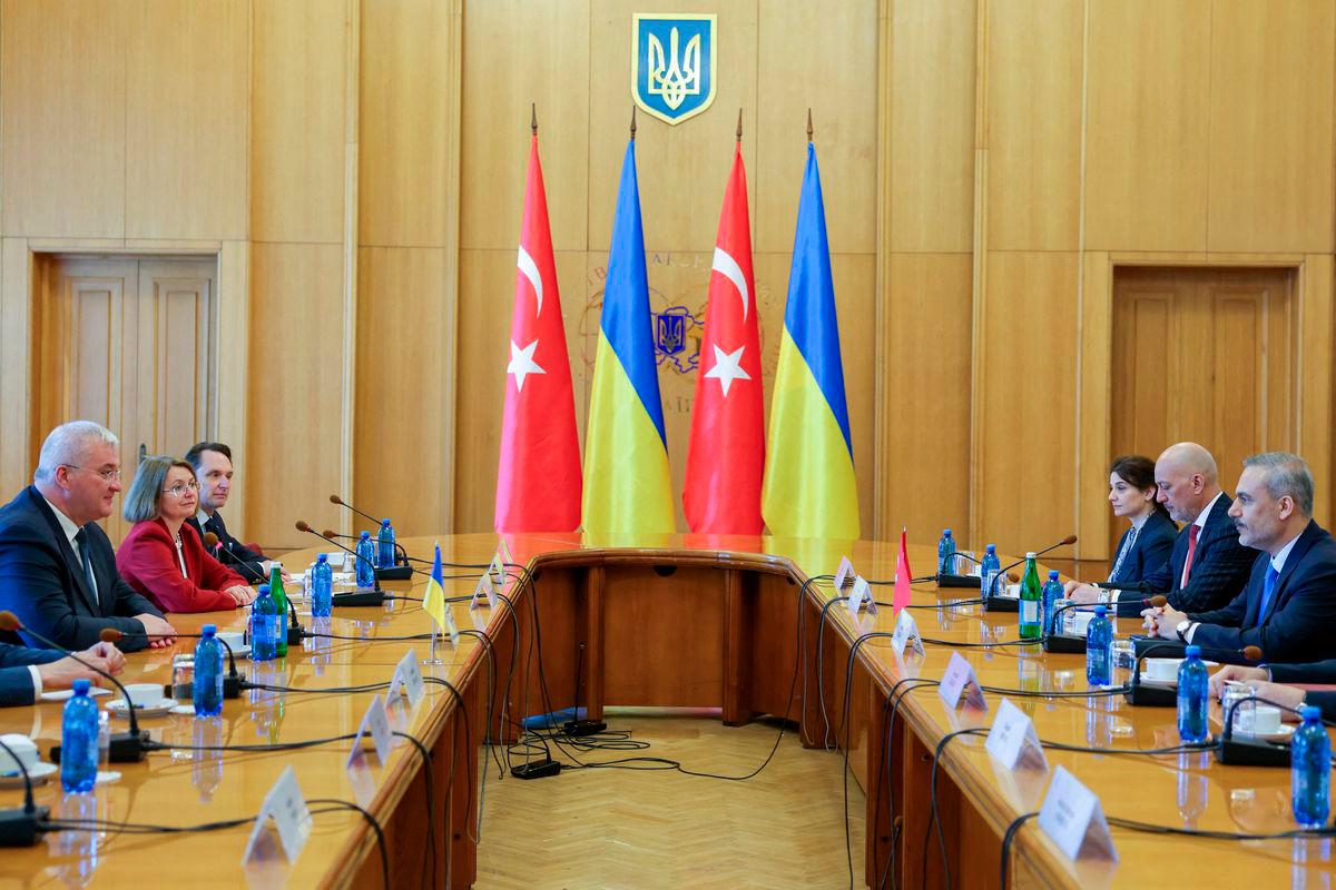Russia and Ukraine both want a ceasefire to halt three years of war, Turkey’s top diplomat said on May 30, 2025 as he headed to Kyiv after holding talks in Moscow. (Photo by HANDOUT / TURKISH FOREIGN MINISTRY / AFP)