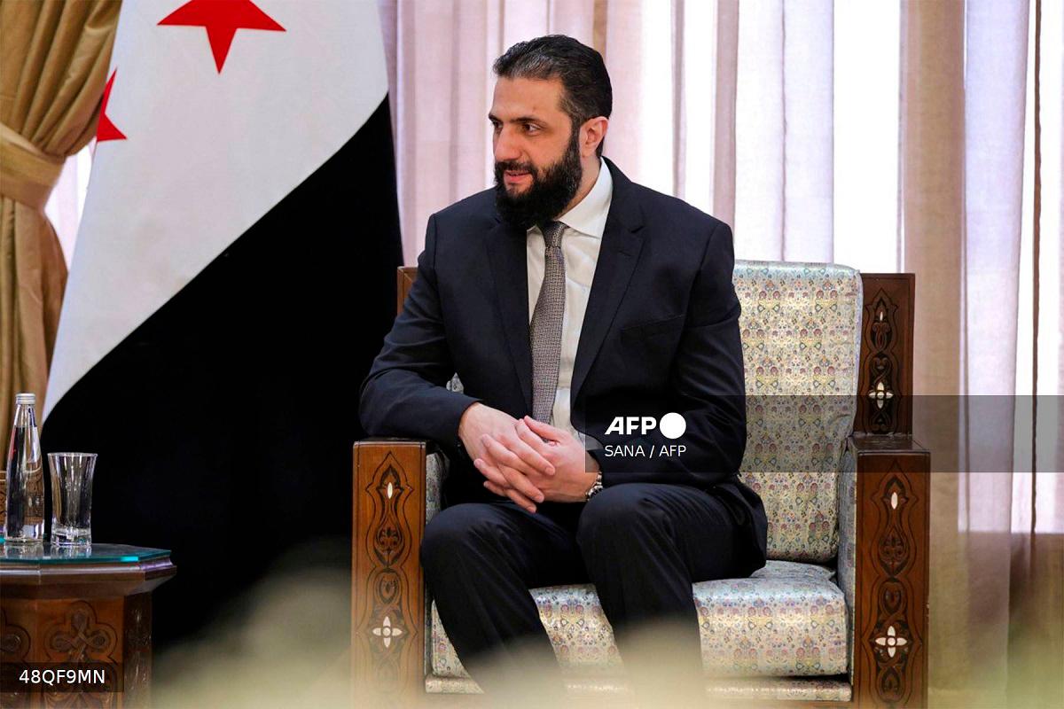 Syria’s interim president Ahmed al-Sharaa. - SANA / AFP