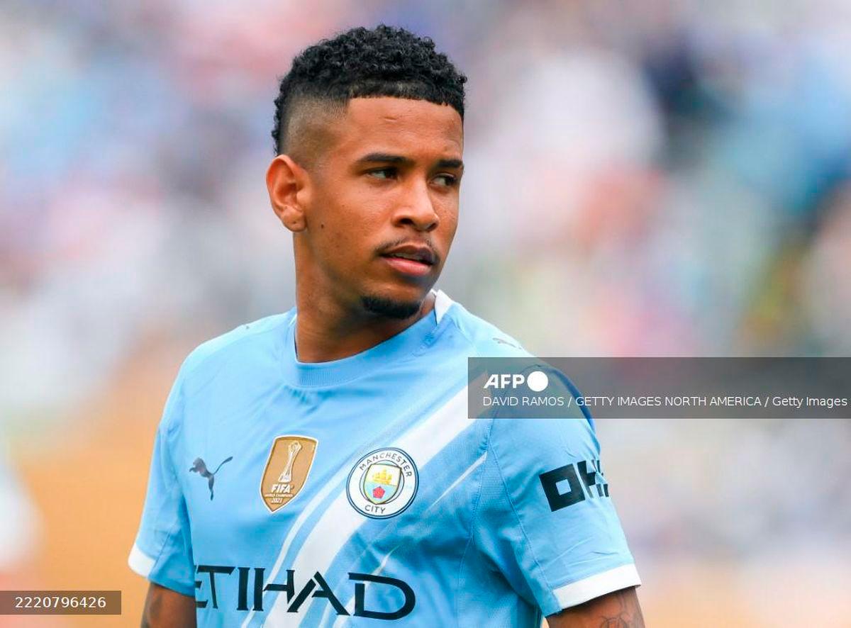 Savinho of Manchester City looks on during the FIFA Club World Cup 2025 group G match between Manchester City FC and Wydad AC at Lincoln Financial Field on June 18, 2025 in Philadelphia, Pennsylvania. - Getty Images via AFP