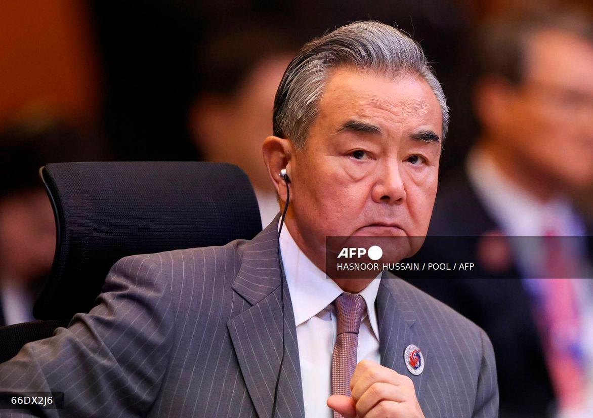 China’s Foreign Minister Wang Yi - (Photo by HASNOOR HUSSAIN / POOL / AFP)