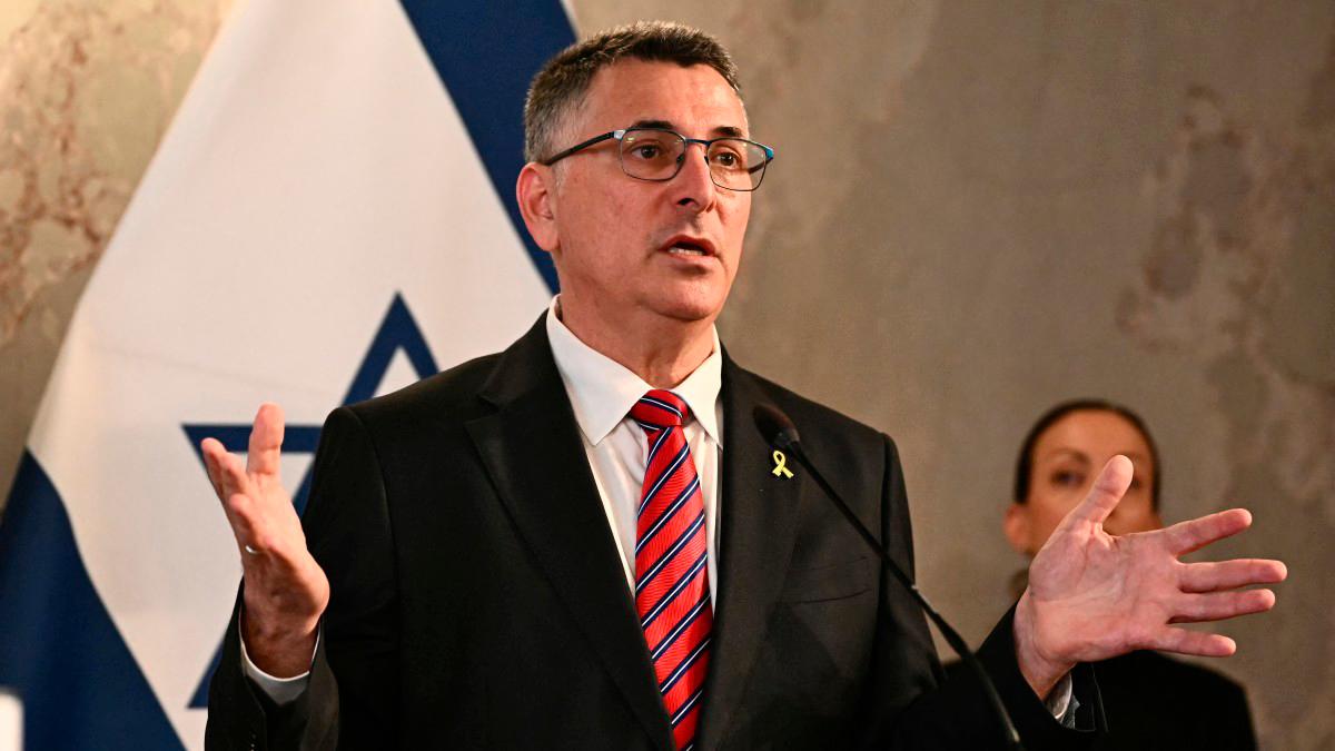 Israel’s Foreign Minister Gideon Saar - Photo by AFP