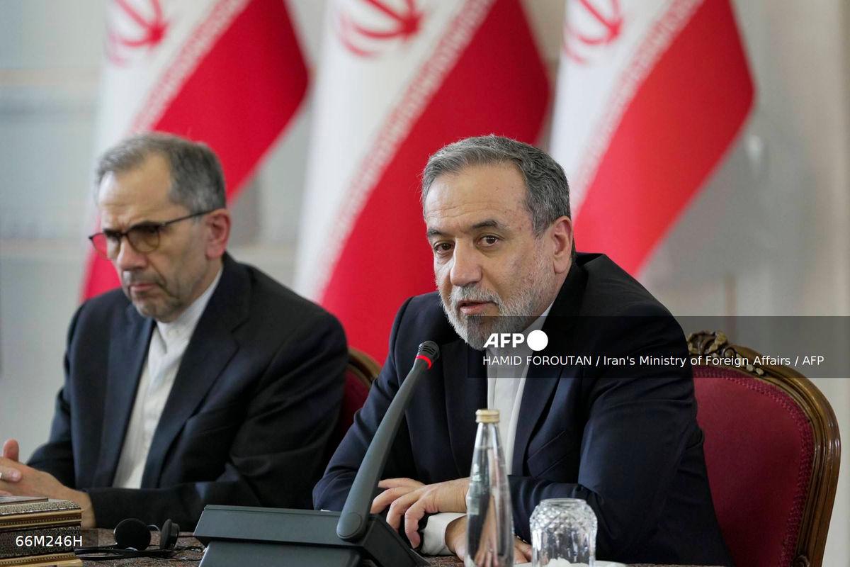 Iran’s Foreign Minister Abbas Araghchi. (Photo by Hamid FOROUTAN / Iran’s Ministry of Foreign Affairs / AFP)