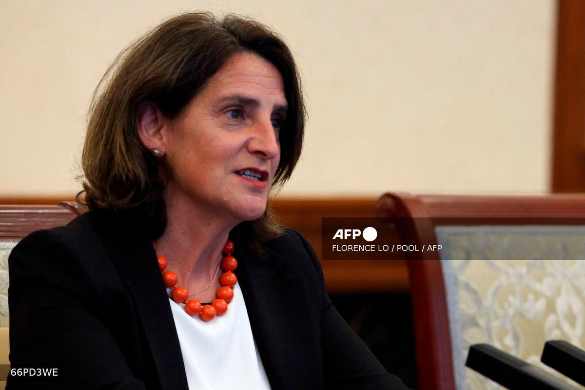 EU antitrust chief Teresa Ribera - (Photo by FLORENCE LO / POOL / AFP)