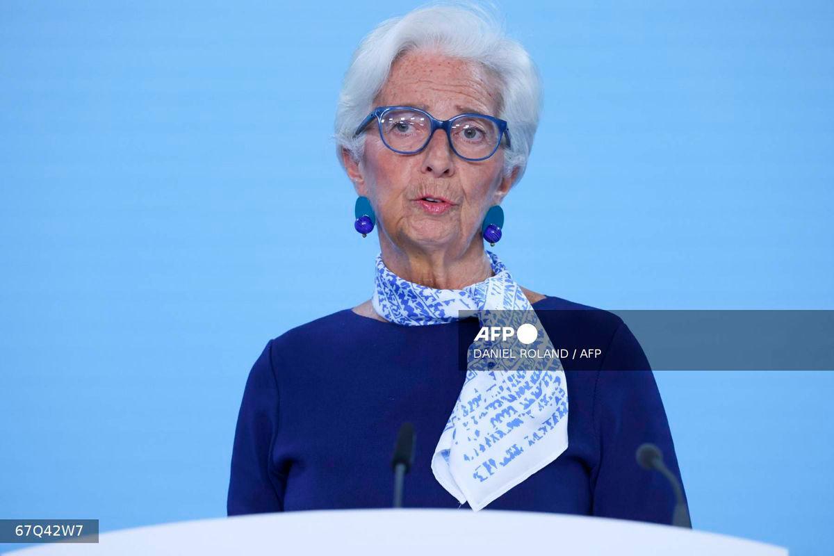 European Central Bank (ECB) President Christine Lagarde - (Photo by Daniel ROLAND / AFP)