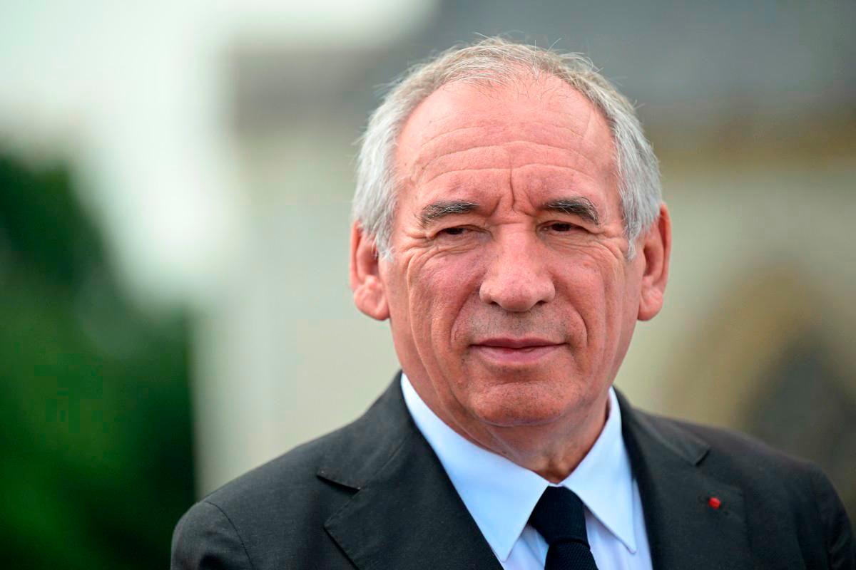 France’s Prime Minister Francois Bayrou looks on at the Angers’ castle (chateau d’Angers), during a visit in Angers, western France, on July 24, 2025. (Photo by Damien MEYER / AFP)