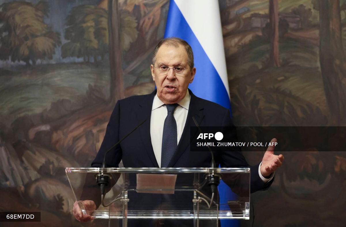 Russian Foreign Minister Sergei Lavrov - (Photo by Shamil Zhumatov / POOL / AFP)