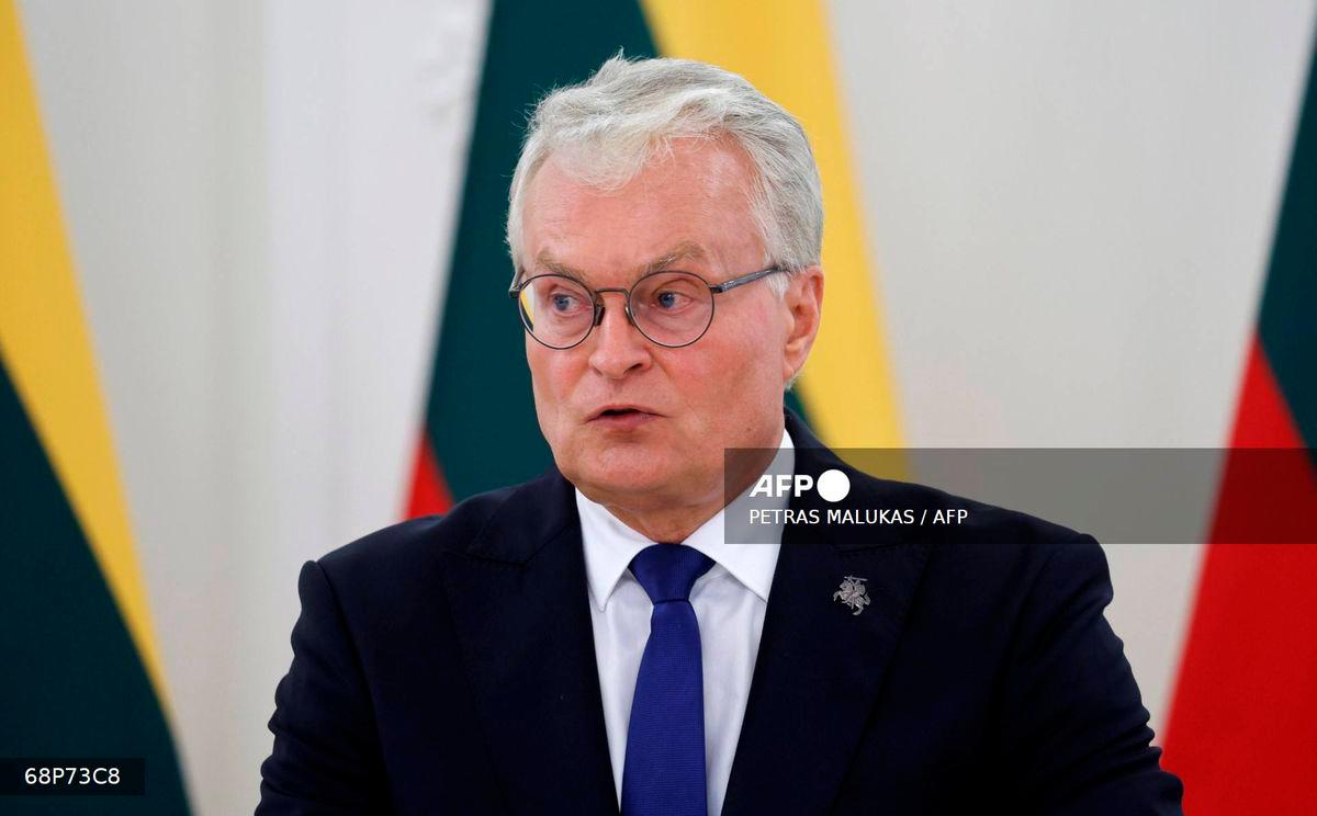 Lithuania’s President Gitanas Nauseda - (Photo by Petras Malukas / AFP)