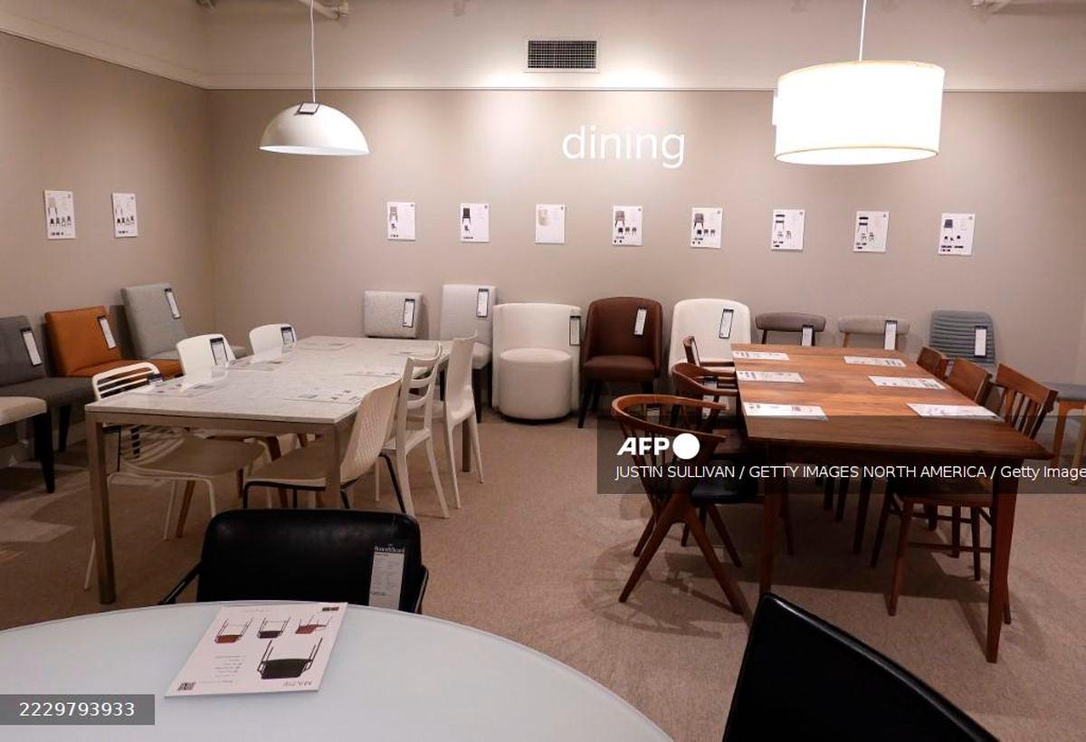 New furniture is displayed at a Room &amp; Board store on August 12, 2025 in San Francisco, California. According to a report by the Bureau of Labor Statistics, the overall Consumer Price Index, excluding energy and food costs, rose by 2.7 percent, holding steady from the previous month. - Getty Images via AFP