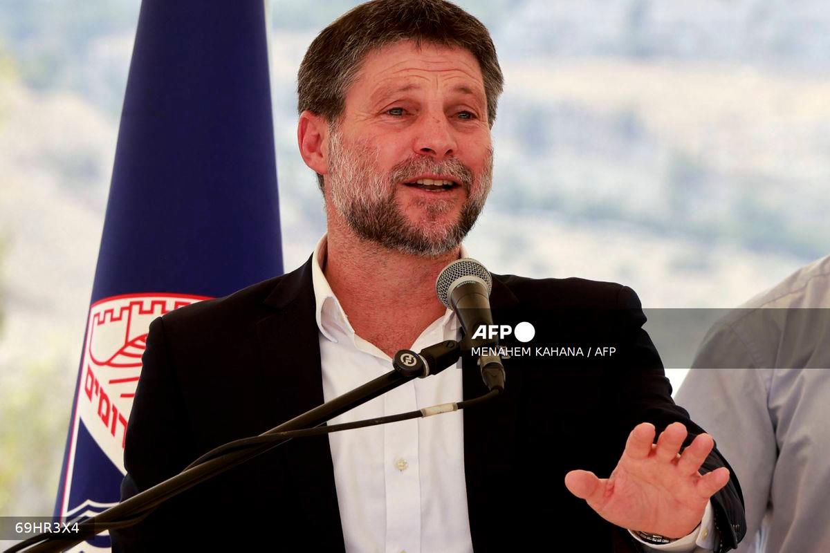 Israeli far-right Finance Minister Bezalel Smotrich - (Photo by Menahem KAHANA / AFP)