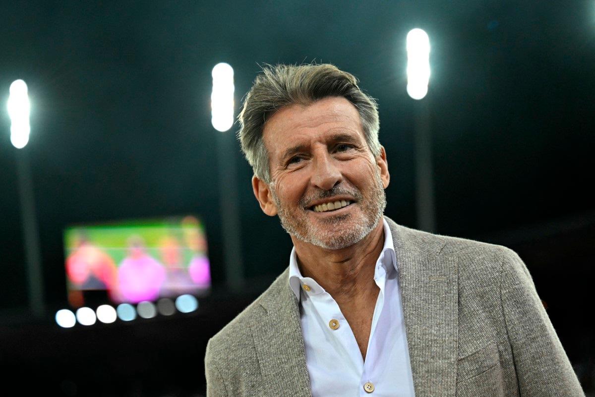 President of World Athletics Sebastian Coe. - Fabrice COFFRINI / AFP