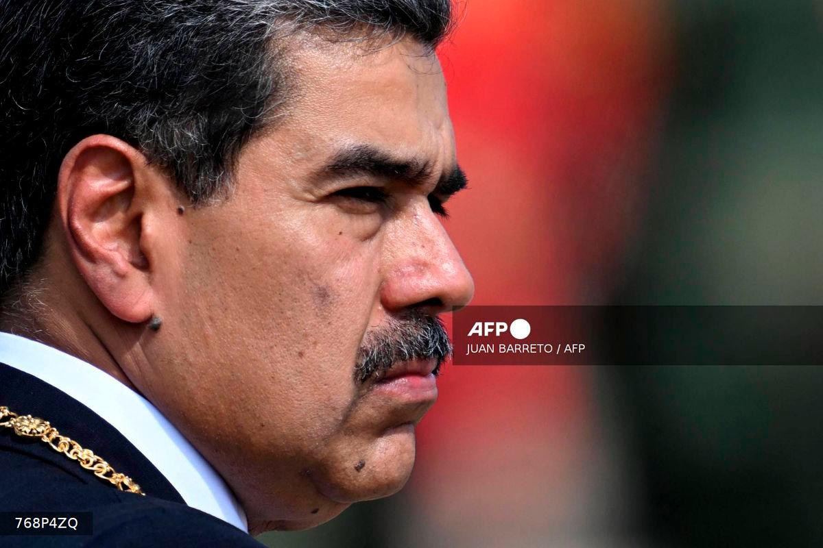 (FILES) Venezuela's President Nicolas Maduro gestures during a ceremony at Fort Tiuna military base within the presidential inauguration in Caracas on January 10, 2025. - AFP