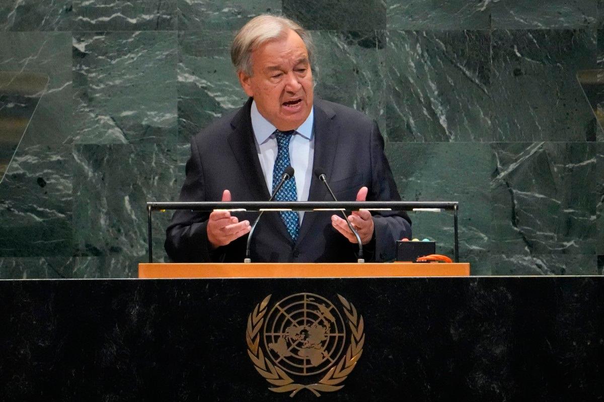UN Secretary General Antonio Guterres. - TIMOTHY A. CLARY / AFP