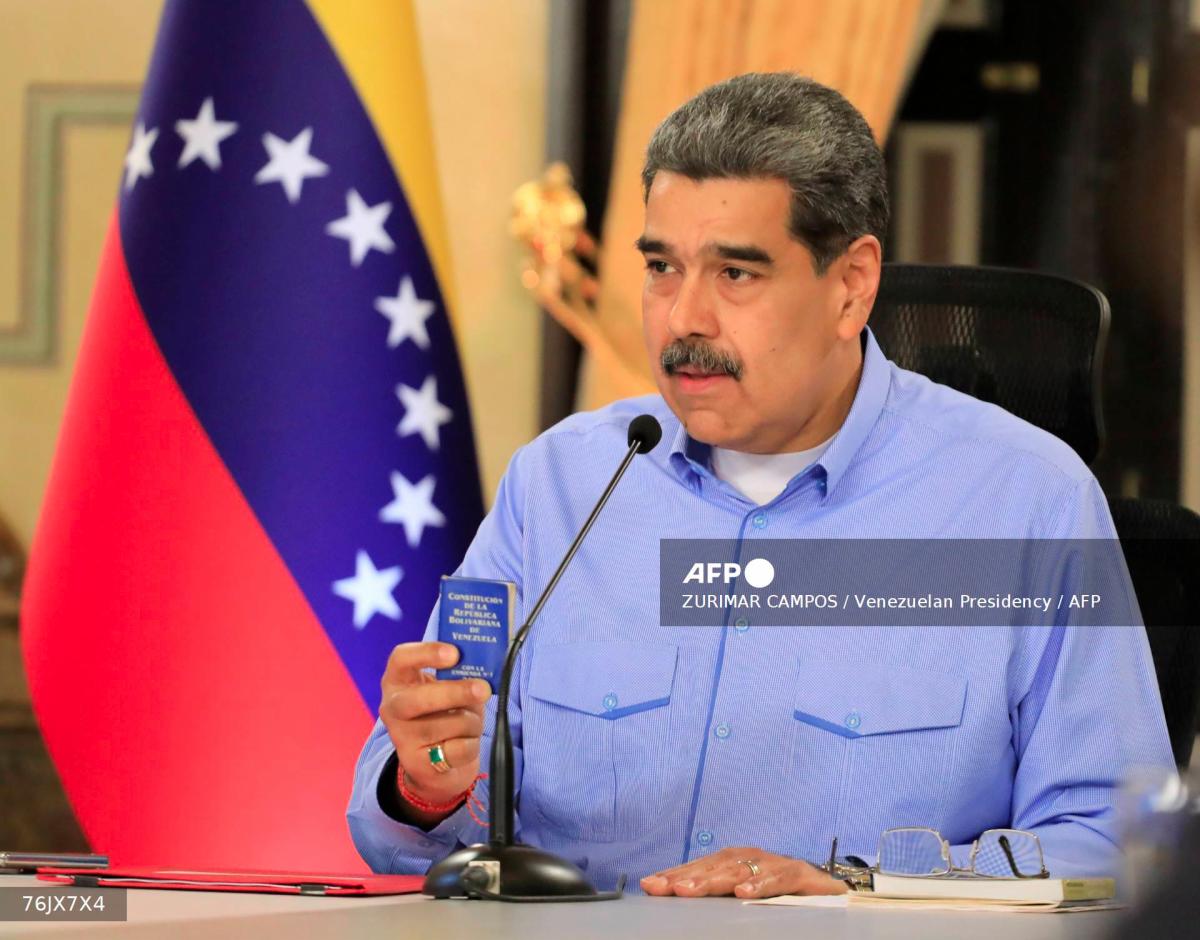 Venezuela's President Nicolas Maduro- Zurimar Campos/Venezuelan Presidency/AFPPIX