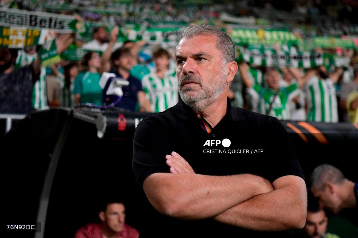 Nottingham Forest’s Australian coach Ange Postecoglou. AFP