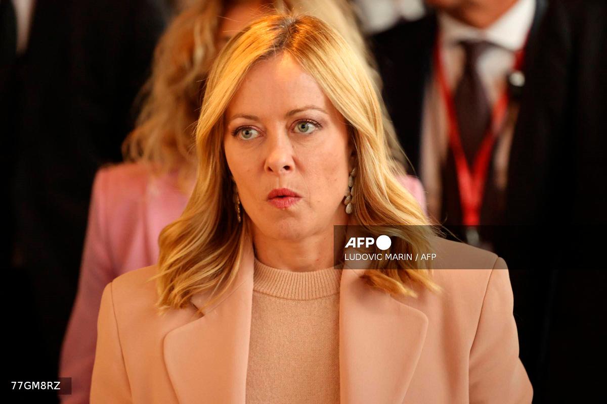 Italy’s Prime Minister Giorgia Meloni. - Ludovic MARIN / AFP