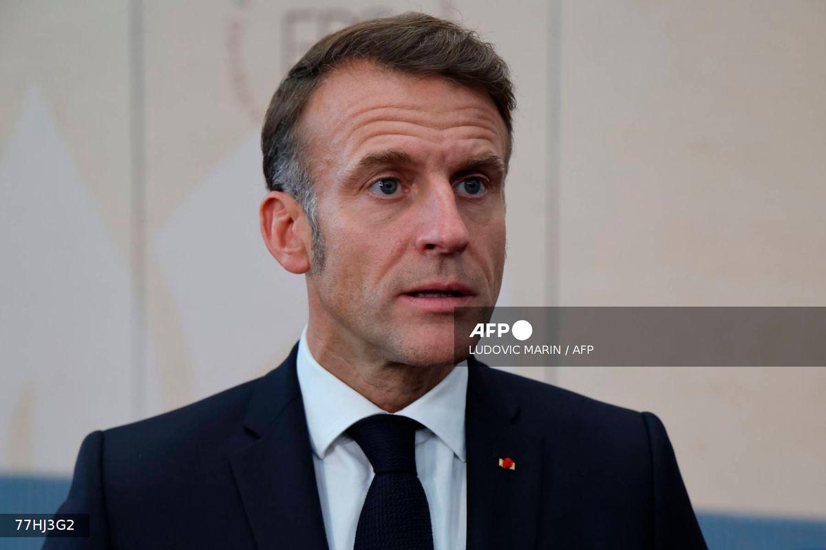 France’s President Emmanuel Macron - (Photo by Ludovic MARIN / AFP)