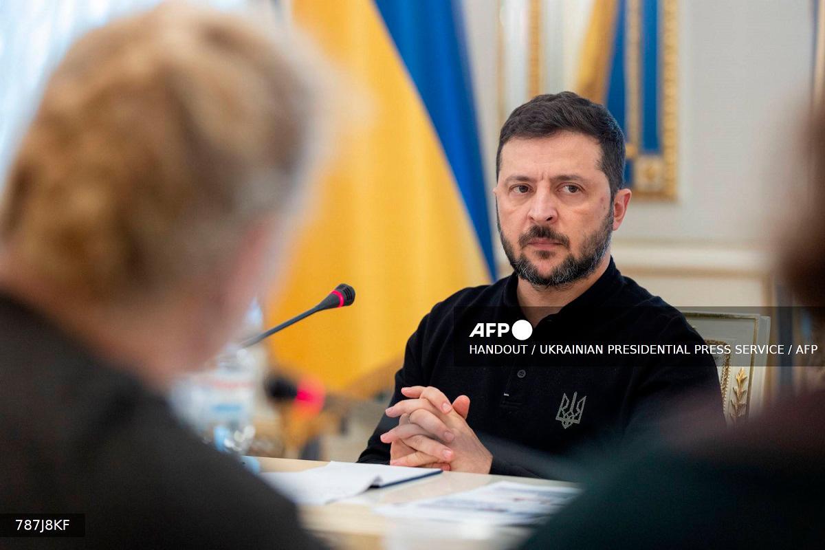 Ukrainian President Volodymyr Zelensky. - AFP PHOTO / UKRAINIAN PRESIDENTIAL PRESS SERVICE