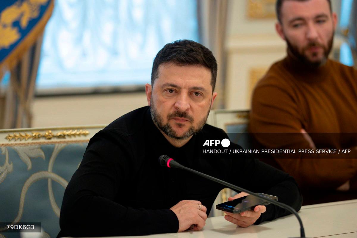 Ukrainian President Volodymyr Zelensky. - AFP PHOTO / UKRAINIAN PRESIDENTIAL PRESS SERVICE