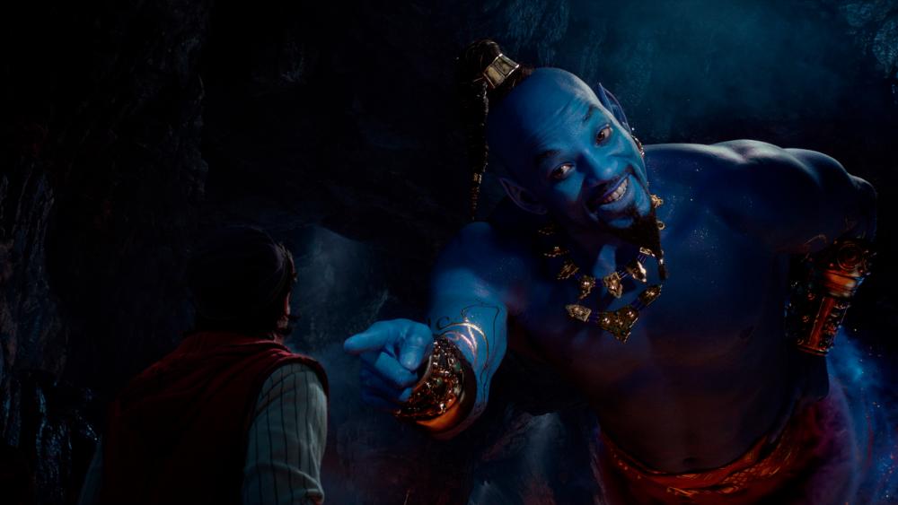 Will Smith as the Genie in Aladdin– Walt Disney Pictures.