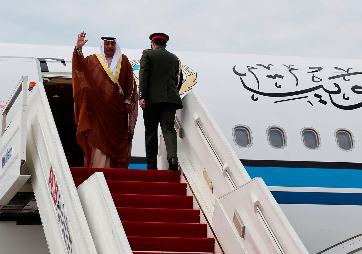 Kuwait Crown Prince Sheikh Sabah Khaled Al-Hamad Al Sabah departed for home today after attending the ASEAN-Gulf Cooperation Council (GCC) Summit in Kuala Lumpur - BERNAMApix