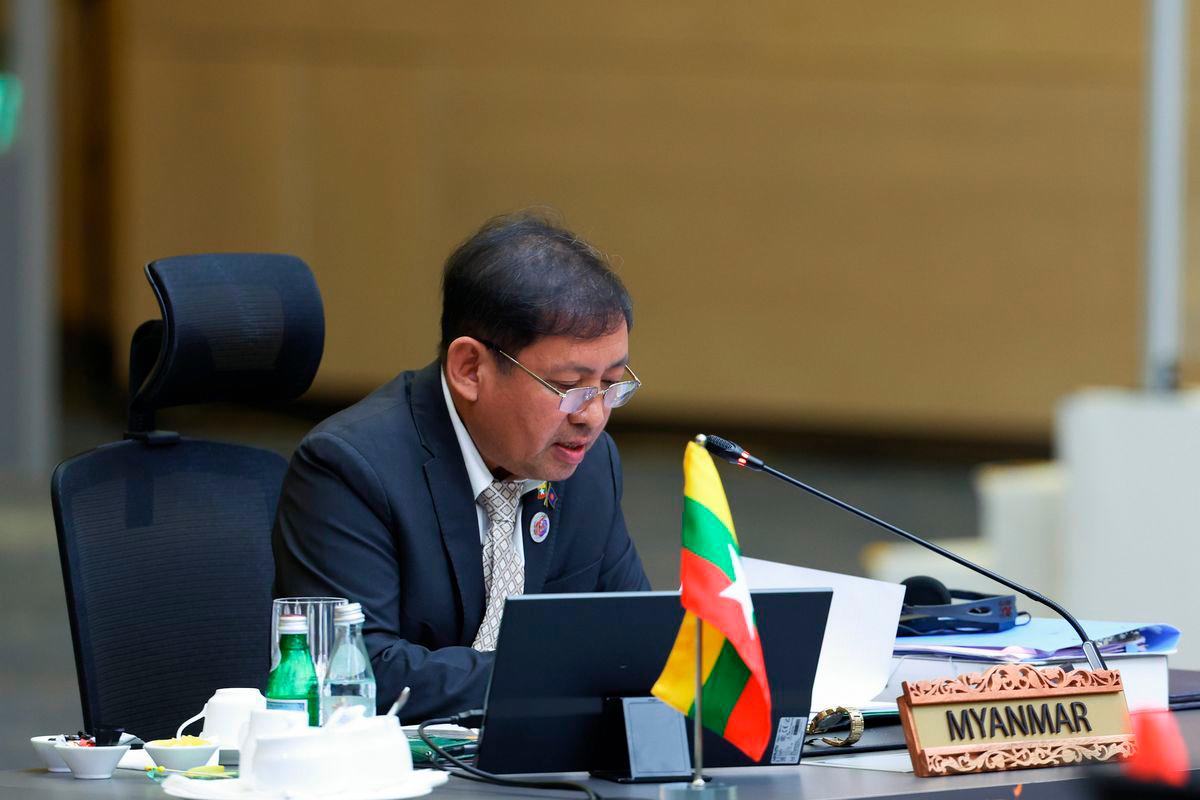 Permanent Secretary of the Ministry of Foreign Affairs of the Republic of the Union of Myanmar, Aung Kyaw Moe - BERNAMApix