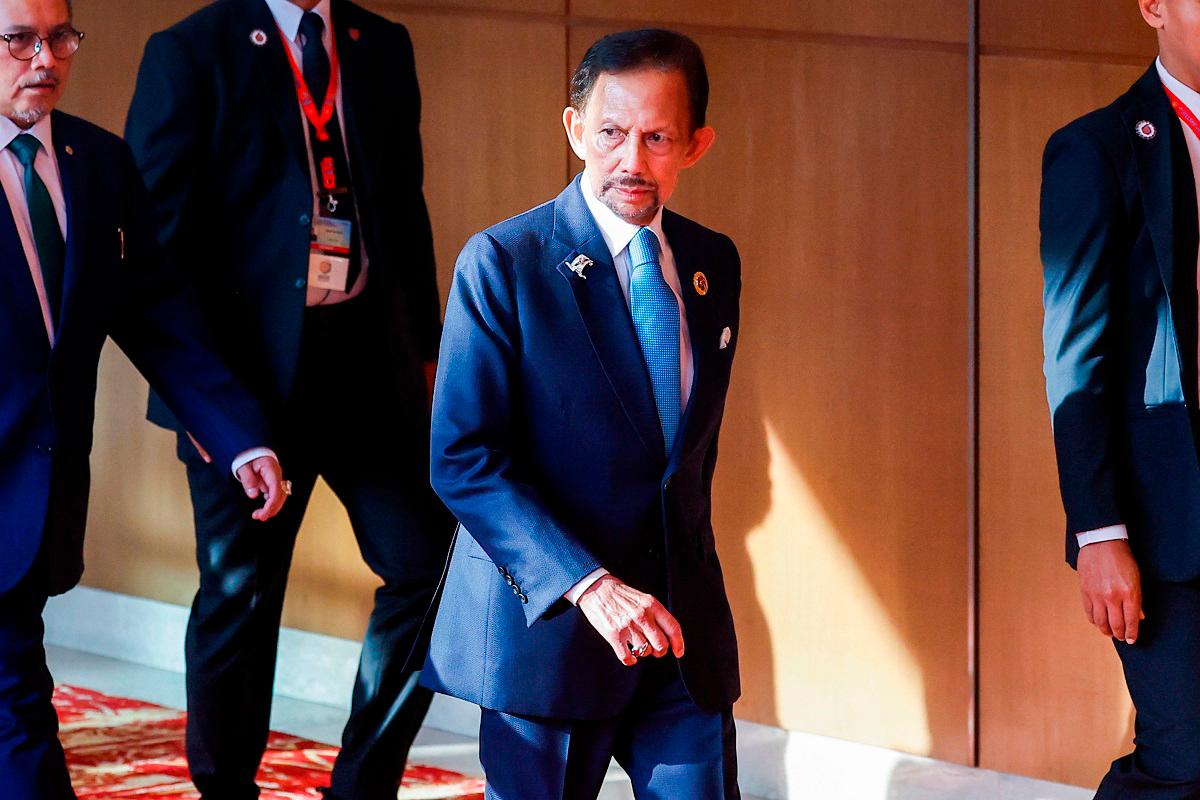 Sultan of Brunei, Sultan Hassanal Bolkiah. - BERNAMApix