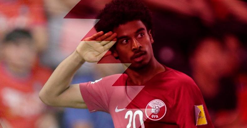 Qatar playmaker Akram Afif.