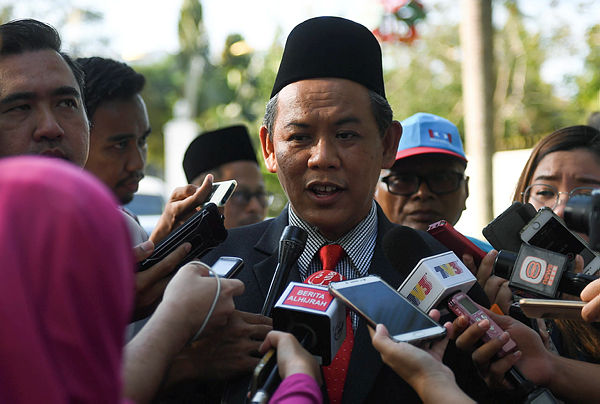 Negri Sembilan Mentri Besar Datuk Seri Aminuddin Harun. — Bernama