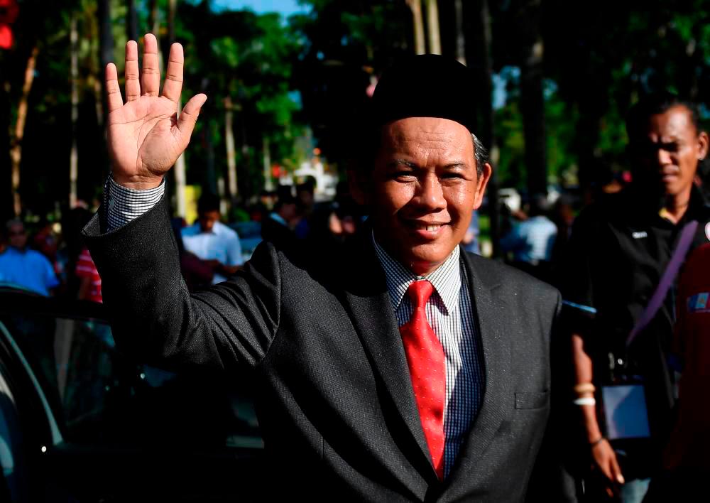 Menteri Besar Datuk Seri Aminuddin Harun. BERNAMAPIX