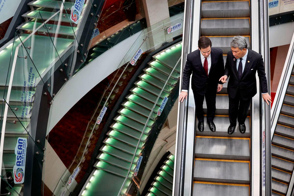 US Secretary of State Marco Rubio and Foreign Minister Datuk Seri Mohamad Hasan - Bernamapix