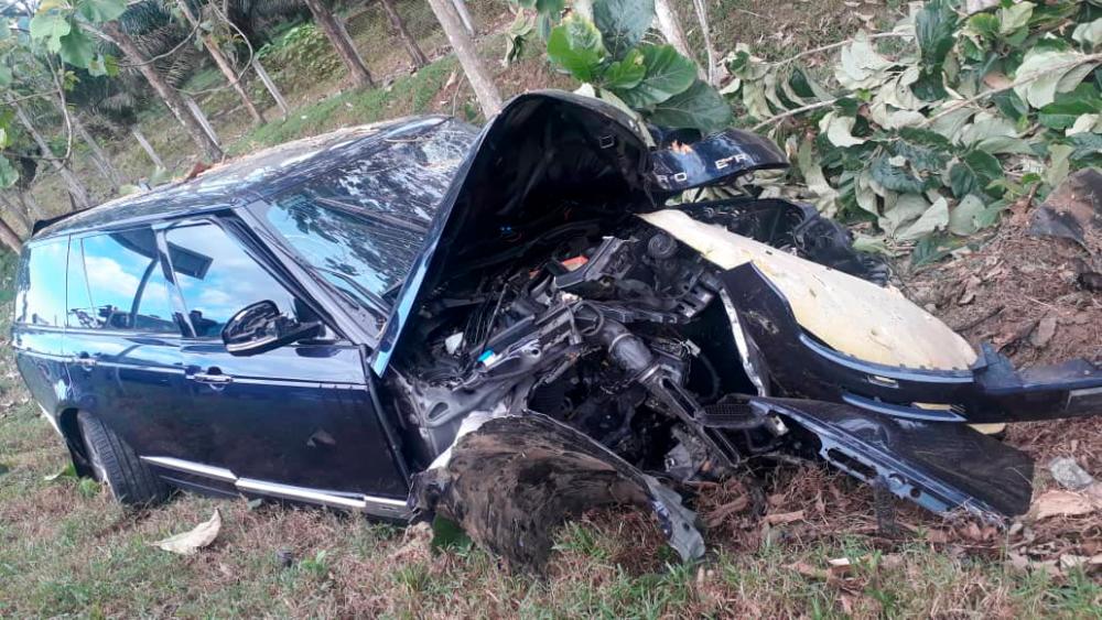 The condition of the car following the accident.