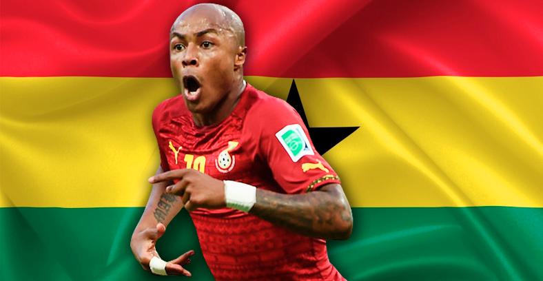 Ghana captain Andre Ayew.